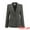 Black Grey, variant on Women's Houndstooth Plaid Blazer Business Suit Jacket 2XL Brown