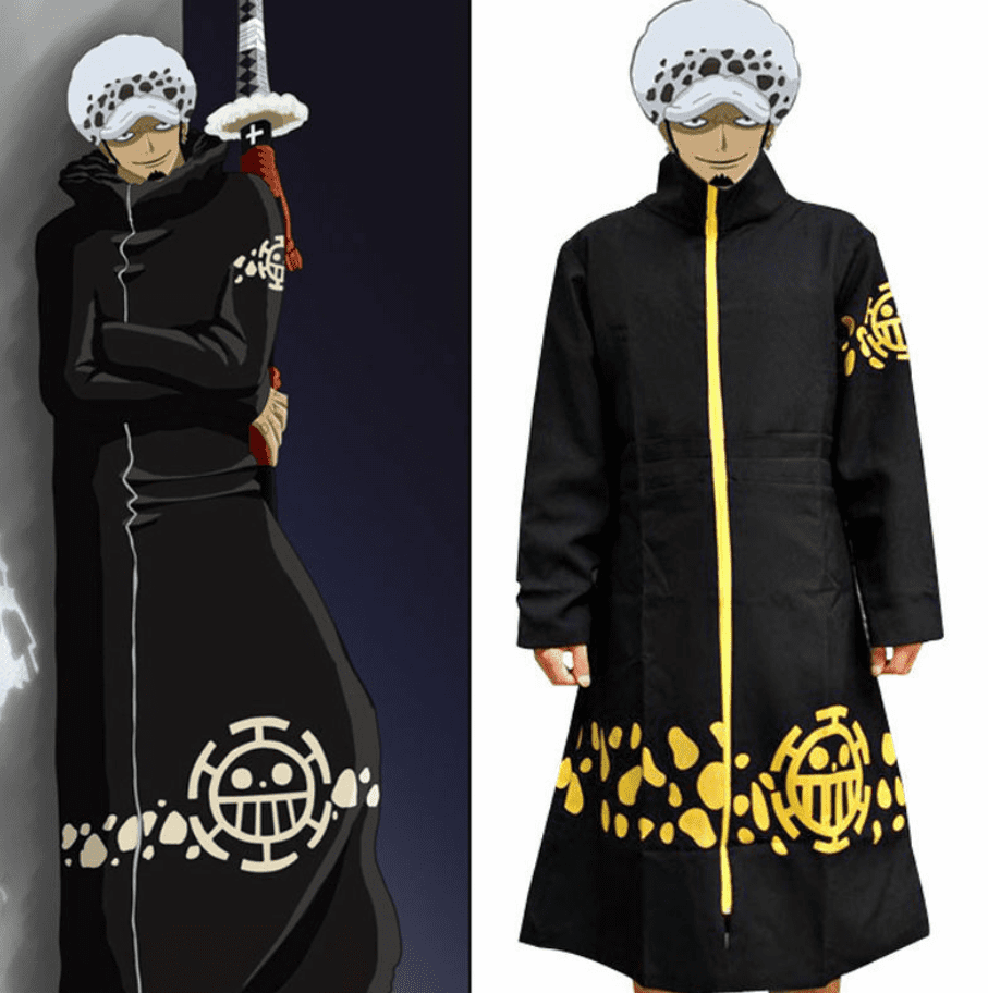One Piece Trafalgar Law 2 Years Later Robe Cloak Costume For Anime Cosplay Party Walmart Com