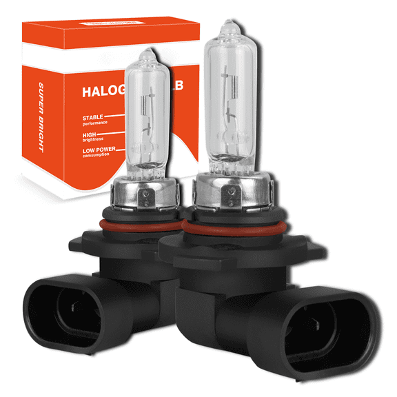 WVKVII Headlight Bulb for Jeep Cherokee 2014-2015 High Low Beam Halogen Lamp Pack of 2