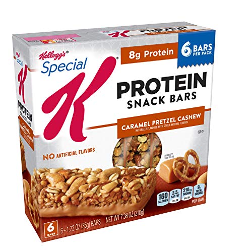special k protein bars caramel pretzel cashew