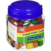 Didax Educational Resources Wooden Color Cubes – 102 Piece Set for Counting, Sorting & Patterning