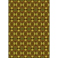 thumbnail image 1 of Ahgly Company Machine Washable Indoor Rectangle Transitional Brown Area Rugs, 2' x 4', 1 of 7