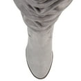 thumbnail image 5 of Journee Womens Aneil Wide Width Wide Calf Stacked Heel Knee High Boots, 5 of 10