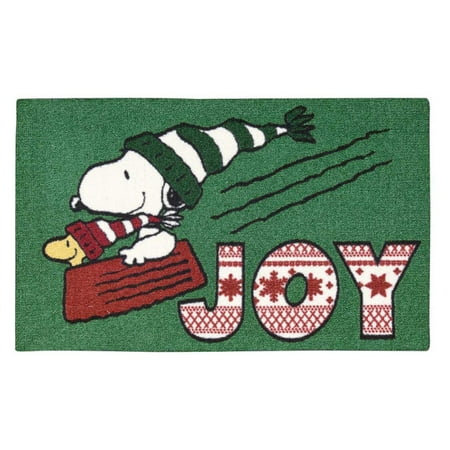 Peanuts Joy 1 8 X 2 8 Doormat By Nourison Green Walmart Com