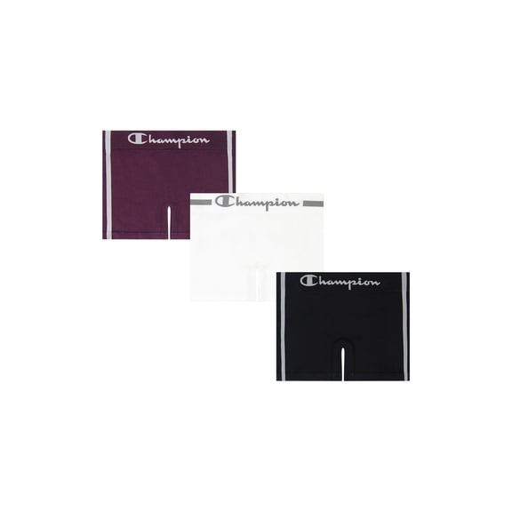 Champion Women's Mid-Leg Boyshort Underwear, 3 pack, Sizes S - XXL