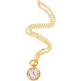 thumbnail image 3 of Miniature Chain Pocket Watch Doll House Accessory Alloy Miniature Design 6.20X0.80X0.20CM Wall Hanging 1Pcs, 3 of 5
