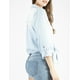 thumbnail image 4 of Blusa camisera mezclilla con nudo AMAD Casual para mujer Talla S, 4 of 5