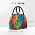 thumbnail image 2 of Balery Vibrant Parrot Splash Art Pattern Lunch Bag Women, Lunch Box, Lunch Bag, Small Leakproof Lunch Tote Large Capacity Reusable Insulated Cooler Lunch Container-One Size, 2 of 6