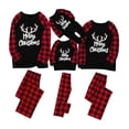 thumbnail image 2 of Conjunto de pijamas navideños familiares a juego, camiseta de manga larga y pantalones largos, conjunto familiar, ropa de dormir para el hogar, 2 of 8