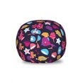 thumbnail image 1 of Underwater Storage Toy Bag Chair, Style Cartoon Aquarium Animals Swimming Fish Exotic Ocean Wildlife, Stuffed Animal Organizer Washable Bag, Large Size, Multicolor, by Ambesonne, 1 of 3