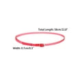 thumbnail image 3 of INSPIRE CHIC Women's Transparent Detachable Crossed High Heels Anti-loose Shoe Straps Red 58cm/22.83, 3 of 4