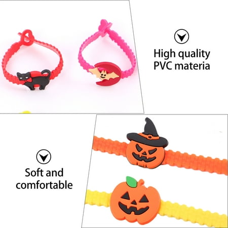 24PCS Bracelets Personality Cartoon Halloween Wristbands Child Wrist Band  Kid Bracelet for Children | Walmart Canada