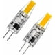 thumbnail image 4 of G4 LED 220V 3W 2700K blanco cálido 160LM, bombillas de silicona sustituyen a las tradicionales bombillas halógenas de 30W, pack de 5 unidades, 4 of 5