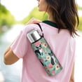 thumbnail image 6 of 20 Oz Green Boston Terrier and Flower Coffee Tumbler Double Wall Insulated Stainless Steel Water Bottle | Metal Reusable Thermoses Flask with Cup Cap | Leak & Sweat Proof with Anti-Dust Lid, 6 of 7