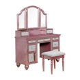 thumbnail image 2 of Furniture of America Stella Contemporary 3-Piece Vanity Set, Rose Gold, 2 of 6