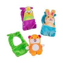 Mini Stuffed Animals in Bags - 12 Pieces