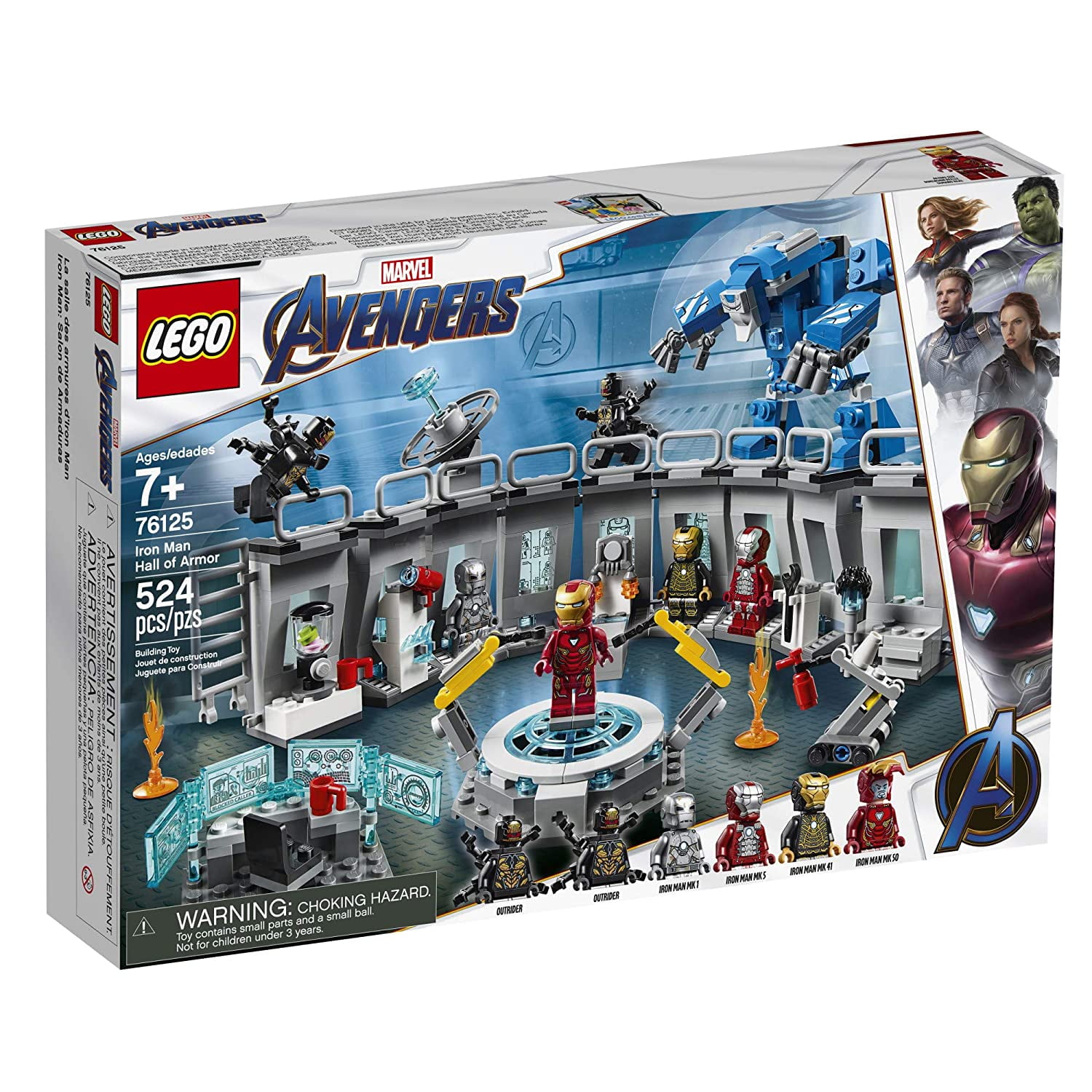 iron man hall of armor lego walmart