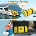 thumbnail image 6 of Costway 3-Layer Tear-Resistant Foam Floating Pad Island Water Sports Relaxing Yellow, 6 of 9