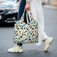 thumbnail image 5 of Xecao's Fathers day Canvas Tote Bag is a versatile choice for women, serving as a stylish beach bag, shopping bag,and reusable grocery bag., 5 of 5
