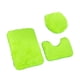 thumbnail image 1 of Bewildely Tapete para tapa de inodoro duradero de 3 piezas, suave y duradero, juego de tapete de baño cómodo y suave para todos los días Juegos de accesorios de baño fruta verde, 1 of 6