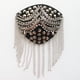 thumbnail image 4 of 1 par de borla remache hombro hombro hombre fresco disfraz marca hombro moda remache hombro placa plata, 4 of 6