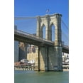 thumbnail image 2 of Lord, Fred 11x14 Gold Ornate Wood Framed with Double Matting Museum Art Print Titled - NY, New York City Brooklyn Bridge and Manhattan, 2 of 4