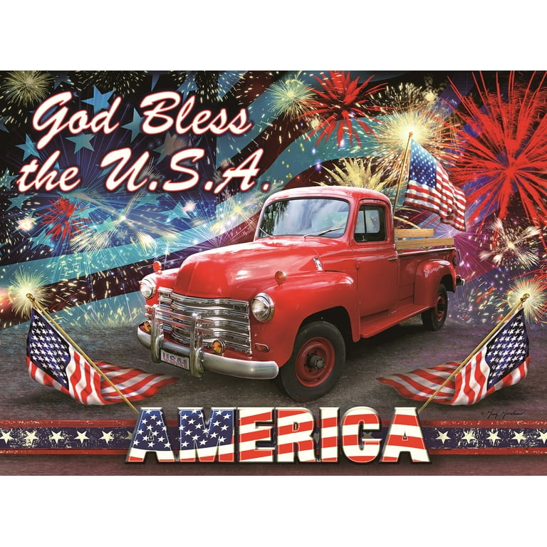 Cra-Z-Art USA 1000 Piece Jigsaw Puzzle - God Bless America Cra-Z-Art USA 1000 Piece Jigsaw Puzzle - God Bless America