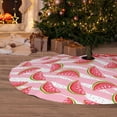 thumbnail image 6 of KLL 36" Christmas Tree Skirt Sweet Watermelon Xmas Tree Skirts Mat for New Year Xmas Holiday Party Indoor Outdoor Home Decoration, 6 of 7