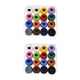 thumbnail image 3 of Wosthever Bolas de hilo de algodón de ganchillo de 16 colores, punto de cruz, bordado a mano, hilos de tejer color sólido 2piezas Wosthever CBP105322, 3 of 5