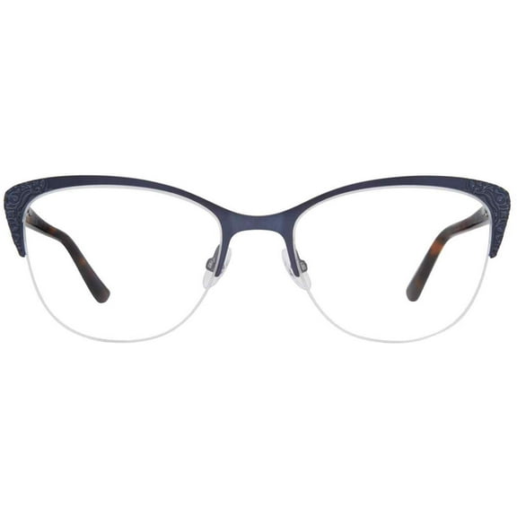 Adensco AD 241 0FLL 00 Women's Matte Blue Cat Eye Frame Eyeglasses