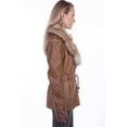 thumbnail image 3 of Scully  Womens Jacket with Luxurious Faux Fur Collar, Brown - 2XL, 3 of 4