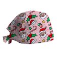 thumbnail image 2 of Multicolor Back Lightweight, Breathable No-Slip Unisex Surgical Cap Polyester Nurse Caps for Women, Bouffant Cap with Buttons for Women Men One Size, 2 of 4