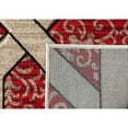 thumbnail image 3 of Home Decorative Nora Geometric Area Rug - Red, 4 Ft. x 6 Ft., 3 of 7