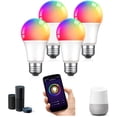 thumbnail image 1 of Focos Inteligentes Brandtrendy WiFi Multicolor y Luz Blanca Fría y Cálida 4 Pack, 1 of 7
