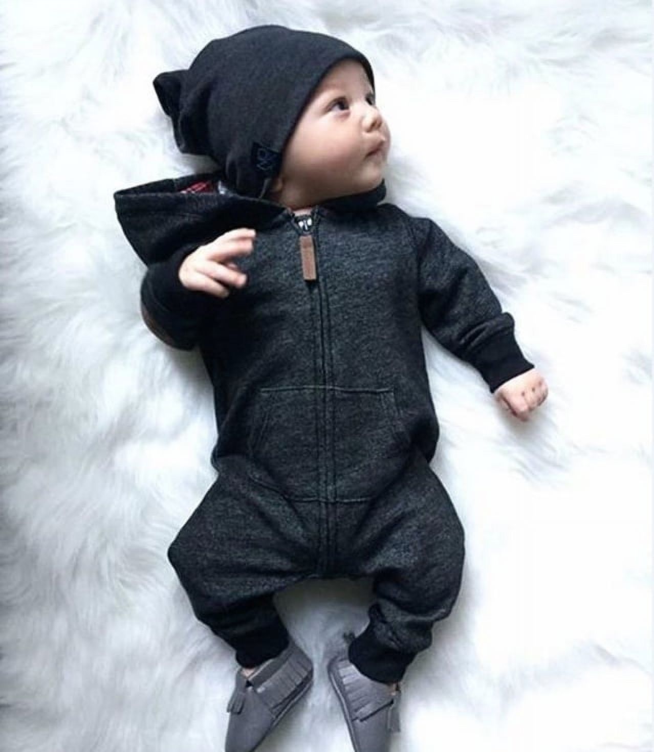 Infant Newborn Baby Boy Girl Cotton Bodysuit Romper Jumpsuit Clothes ...