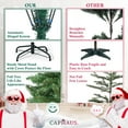 thumbnail image 5 of CAPHAUS 6 Feet Premium Pre-Hinged Dunhill Fir Full Artificial Green Christmas Tree, w/ 1,430 Branch Tips, Includes Metal Stand, Fake Xmas Tree for Indoor Home, Office, Party, Holiday Decoration, 5 of 8