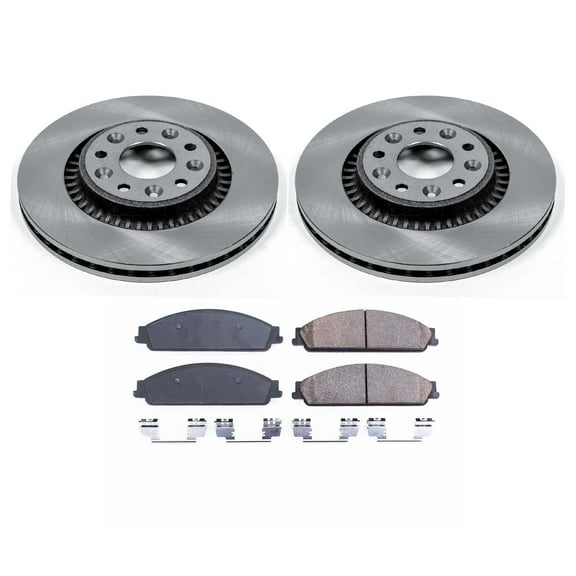Ultimate Brakes Front and Rear Ceramic Brake Pad and Rotor Kit with Hardware WM81409