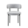thumbnail image 4 of Best Master Drexel Boucle Fabric Dining Chairs in Gray (Set of 2), 4 of 4
