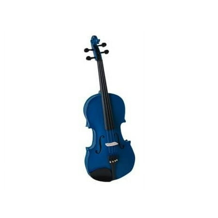 Cremona SV-75 Premier Novice Acoustic Violin Outfit, Sparkling Blue, 4/4 Size
