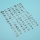 thumbnail image 5 of Accesorios para colgantes de bricolaje Aleación de plata profunda para hacer joyas de pulseras hechas a mano (estilos de 100 piezas), 5 of 9