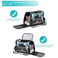thumbnail image 5 of Penguin Premium Fabric Pet Bag - 900D Oxford Cloth with Sherpa Base, Nylon Webbing - 17x10x11.8in - Travel in Style with Your Furry Friend, 5 of 7