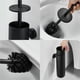 thumbnail image 4 of Escobillero Negro con Portaescobillas de Pared para Baño en Acero Inoxidable DRIVE, 4 of 5