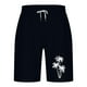 thumbnail image 4 of Mens Casual Shorts Lace-Up Elástico Cintura Bolsillo Ejercicio Fitness Hogar Pantalones de Media Longitud para Diario, 4 of 4