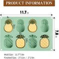 thumbnail image 2 of 8 Cavity Silicone Molds Pineapples,Funny Pineapple for Ice Cube Trays, Chocolate Candy, Crayon, Keto Fat Bomb, Cake Decoration, 2 of 7