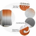 thumbnail image 6 of Burnt Orange Gray Ombre Bathroom Curtain 78 Inch Shower Curtain with Hooks, Modern Gradient Abstract Art Waterproof Polyester Bath Curtain Washable Bathtub Curtain 36''x 78'', 6 of 6