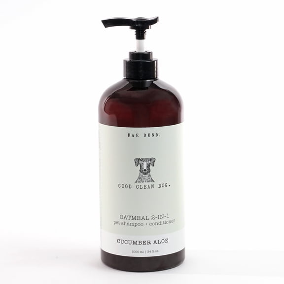 Rae Dunn "Good Clean Dog." Oatmeal  2-IN-1 Pet Shampoo and Conditioner