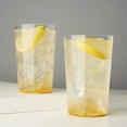 thumbnail image 3 of Viski Gold Accent Tumblers Set of 2 - Cocktail Glasses, Highball Glass Set - 14 oz, 3 of 7
