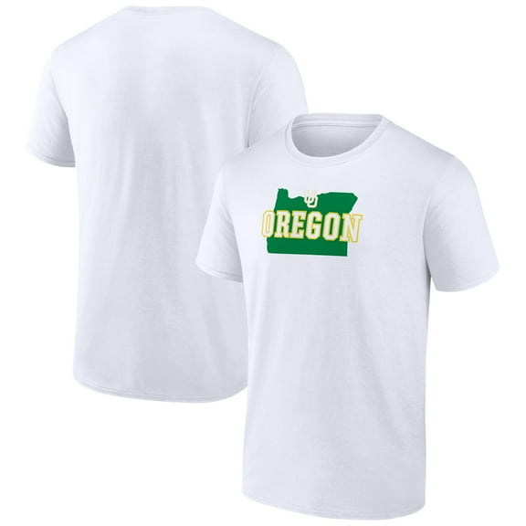 Men's White Oregon Ducks Home State T-Shirt