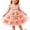 Pink, variant on HaCpiu Little One Halloween Orange Dress Cute 3D Plush Pumpkin Smocked Elastic Bodice Tie Shoulder Layered Mesh Tutu Dress