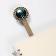 thumbnail image 3 of Halloween Graveyard Book Lovers' Antique Bronze Lace Bookmark: a Stylish Book Accessory for Readers and Book Markers, 3 of 5